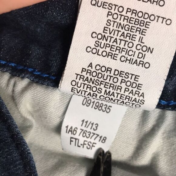 TOMMY HILFIGER Classic Boot Jeans Frayed Hem Womens Size 0 Wide Leg Flared Denim - Picture 7 of 12